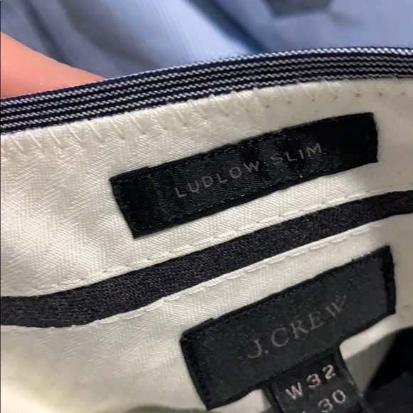 J. Crew Ludlow Microstripe suit